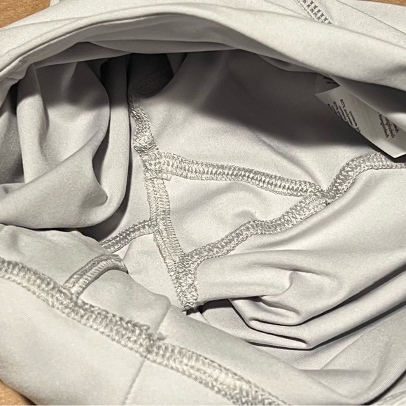 We Wore What light grey leggings with mock lace up detail, size S/P NWOT - Picture 12 of 12